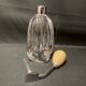 Old bottle perfume vaporizer in crystal and chrome pear XXth
