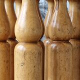 Jeux de 9 quilles en bois et 2 boules