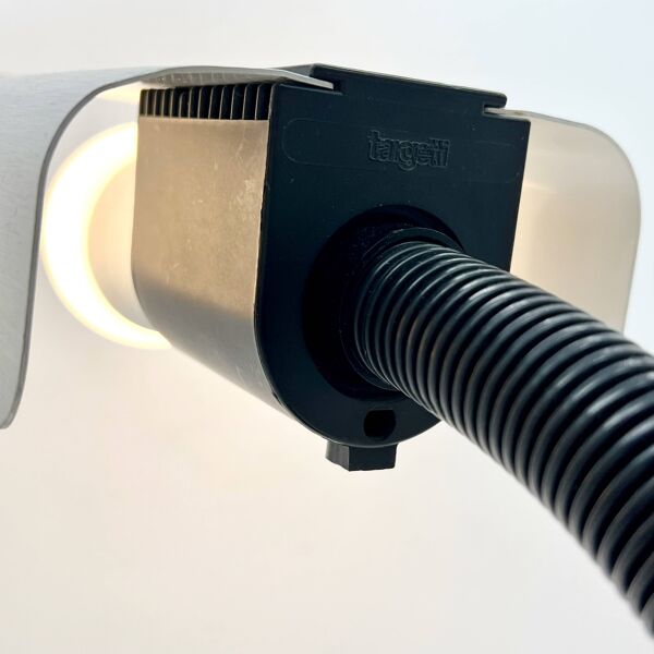 Lampe Targetti Sankey « alu brosse », 1960/70s, Italy