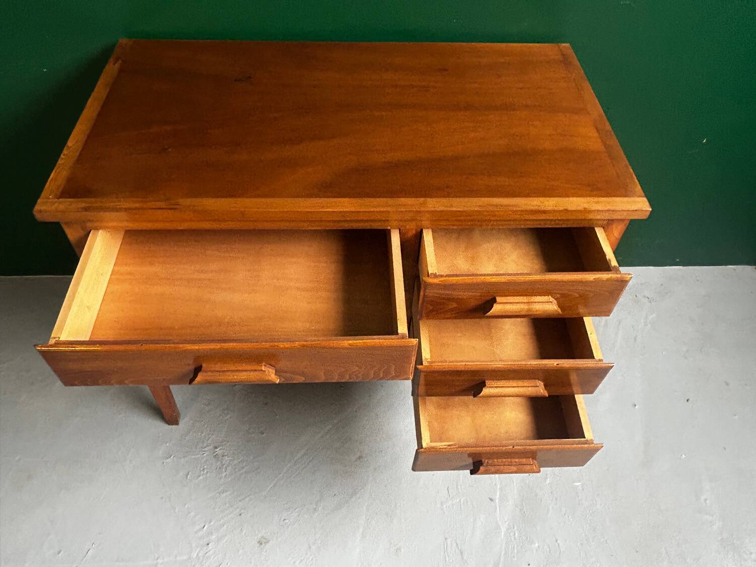 Bureau Administratif Vintage en Chêne – Années 50/60