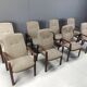 Vintage bentwood dining chairs set of 8 - 1993