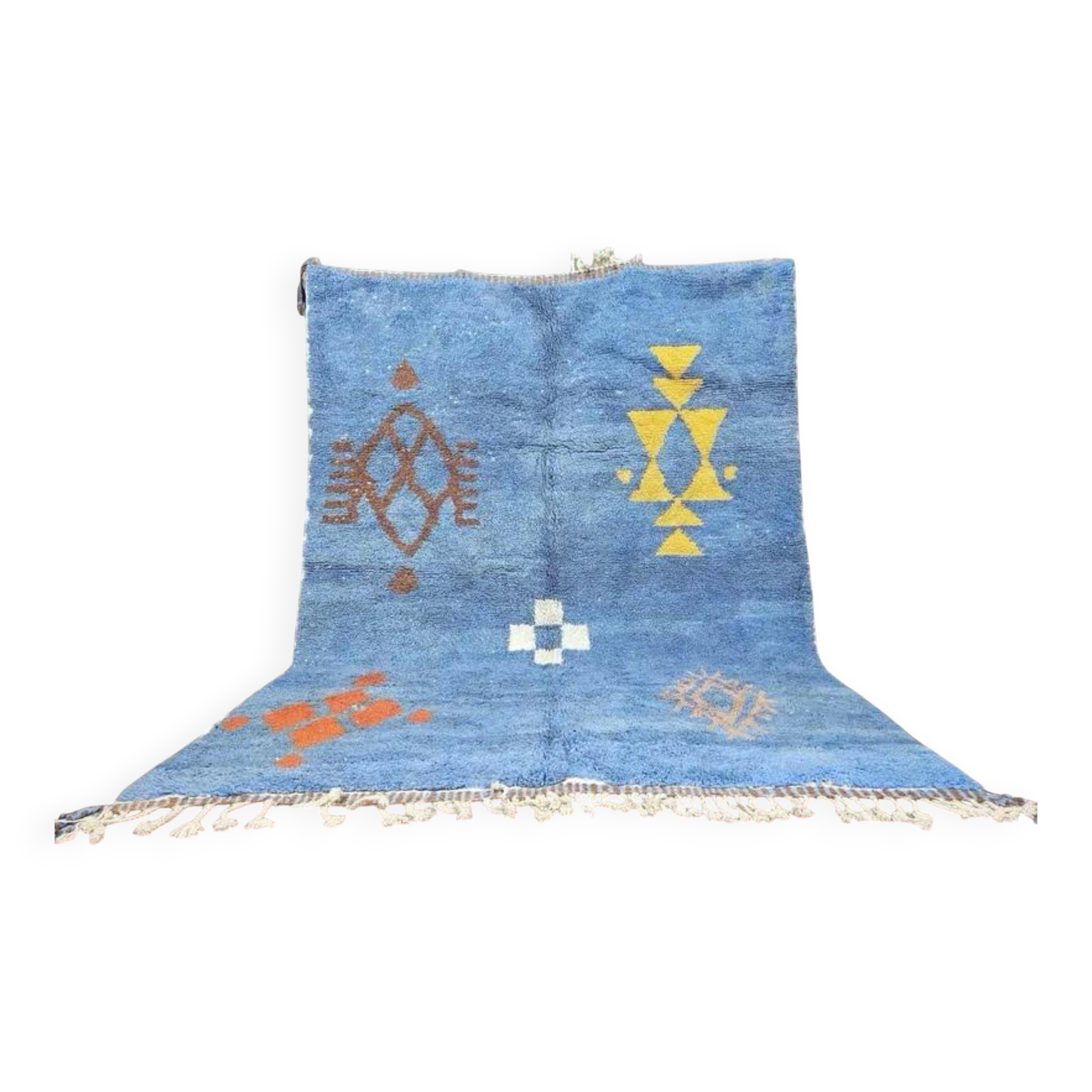 Natural handmade Moroccan rug 3 x 2 m