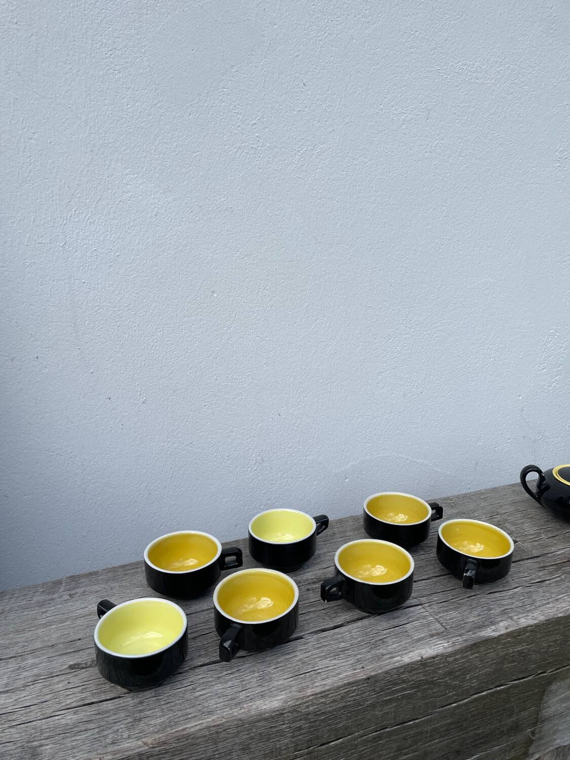 Biarritz ceramic bistro coffee cups