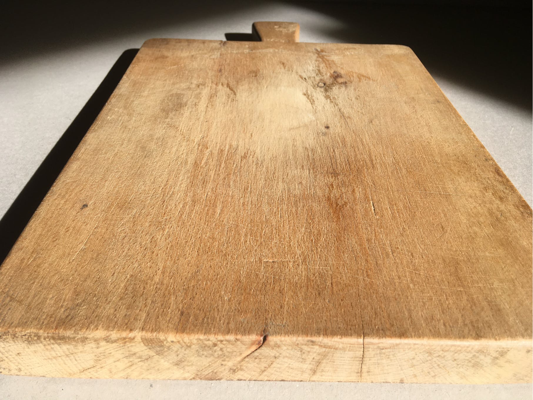 Vintage beech wood cutting board