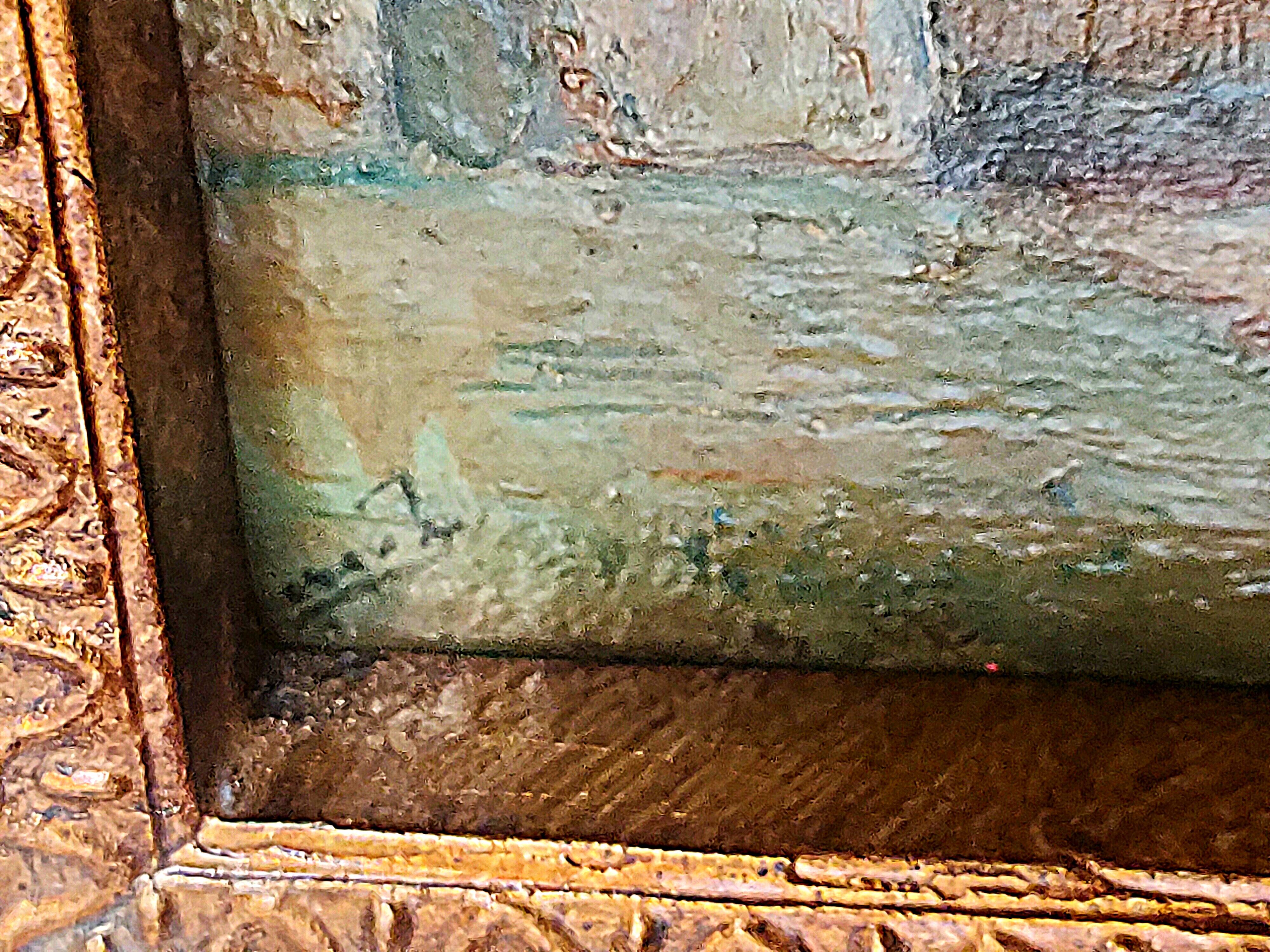Painting signed hr. greitz? – oil on panel – view of a village