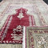 Tapis Turc Kayseri Rouge