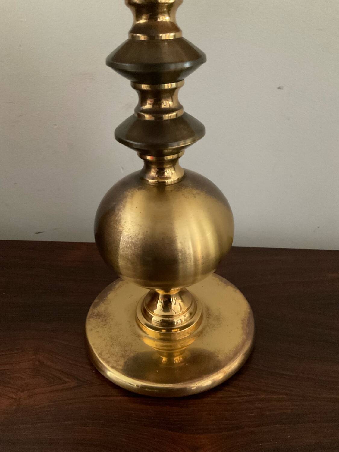 Vintage brass lamp from the 70s