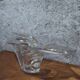Spectacular centrepiece crystal bowl from Vannes, signed.