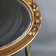 Old mirror frame Art Deco wood & gilded stucco 54x32,5 cm SB