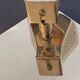 Vintage brass ceiling light OMI – Space Age design from the 1970s