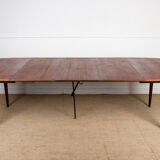 Expandable square teak dining table by Henry Walter Klein 1960