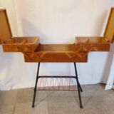 Scoubidou sewing basket