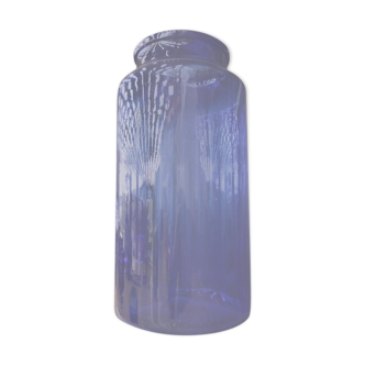 Vase verre bleu cobalt