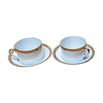 2 Limoges porcelain lunches