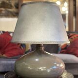 Green ceramic lamp