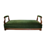 1960 meridian in walnut and velvet
