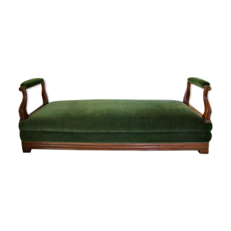 1960 meridian in walnut and velvet