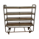 Industrial shelves on wheels