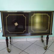 Meuble bar lumineux, corpus en bois laqué 1960/1970