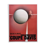 Poster tennis davis cup cassandre 69x91 cm