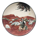 Basque décor dish of Ciboure