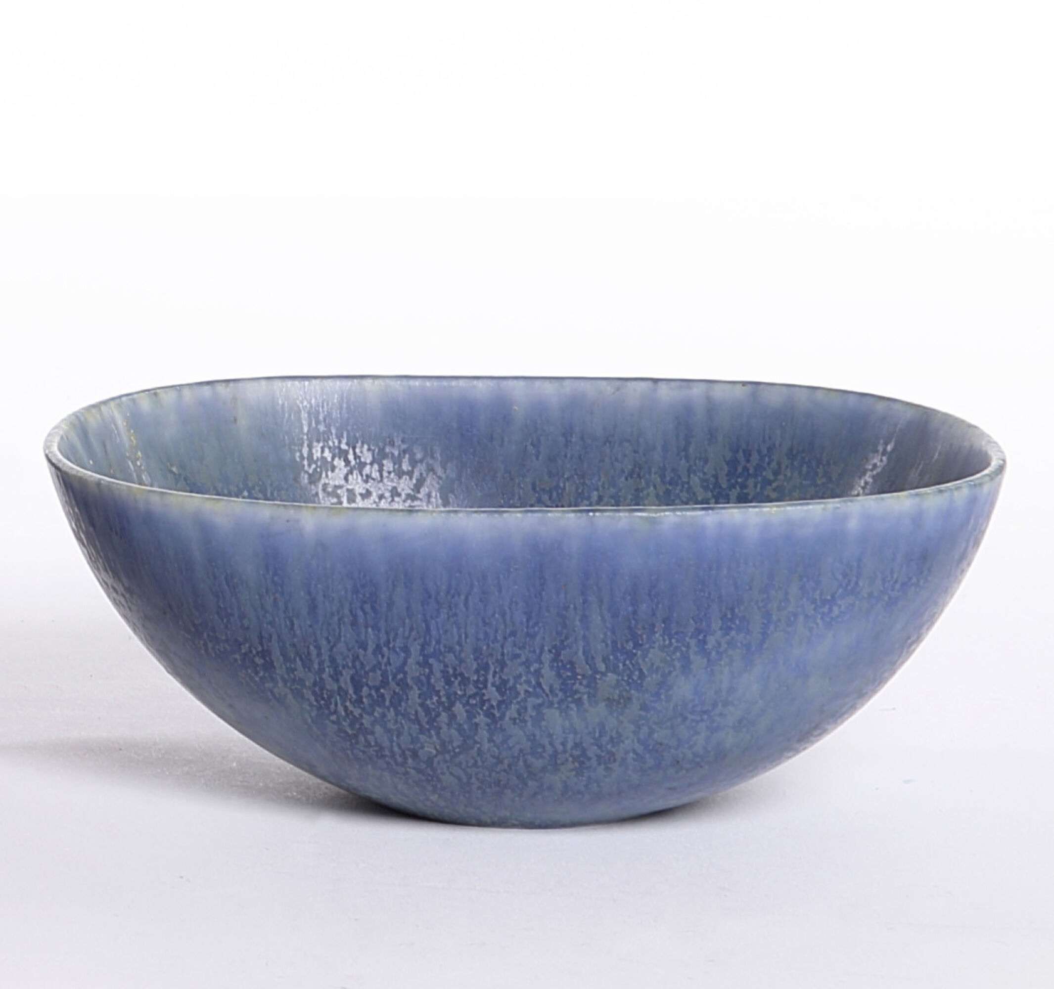 Blue bowl by Carl Harry Stålhane and Gunnar Nylund 50s