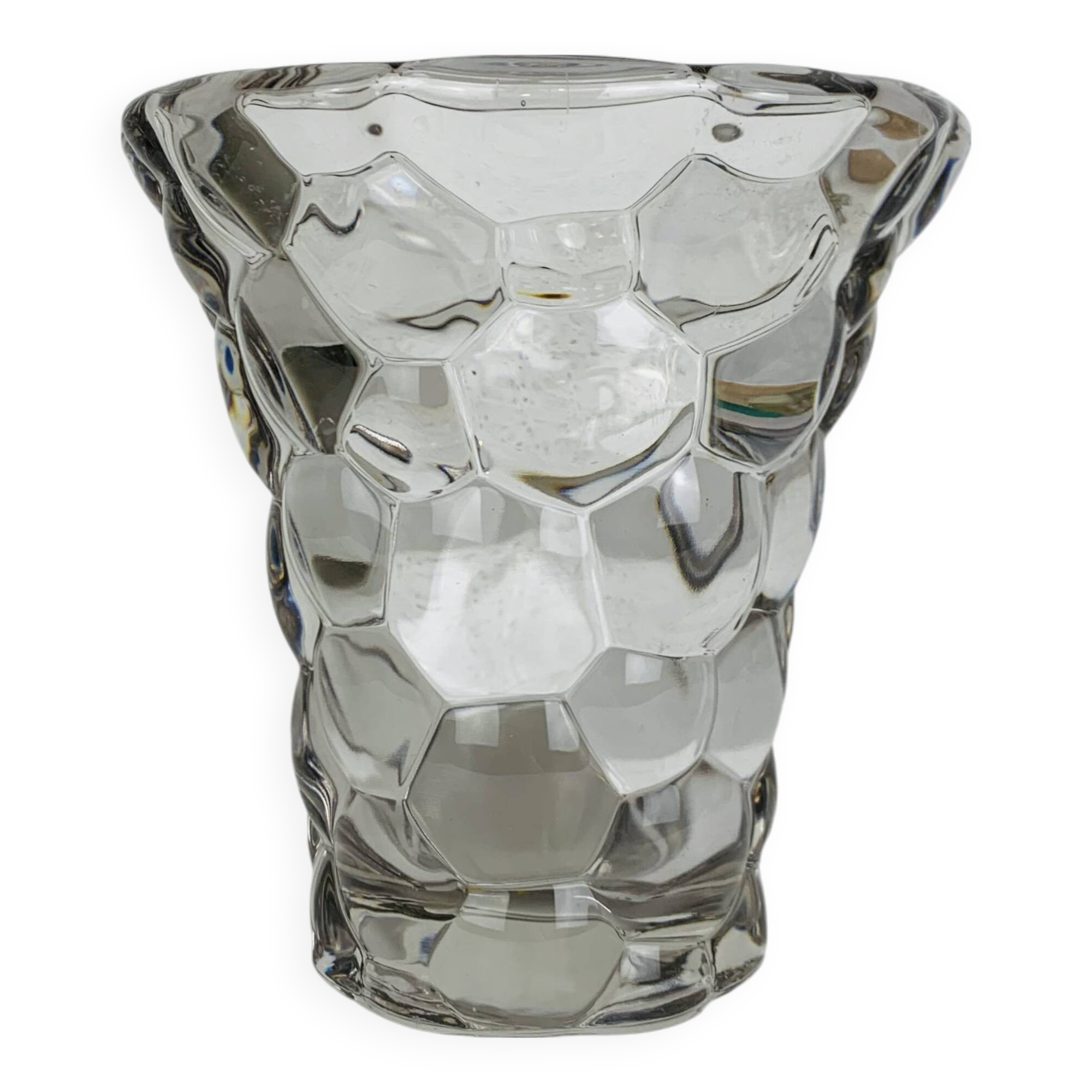 Pierre D'Avesn art deco vase, Honeycomb model