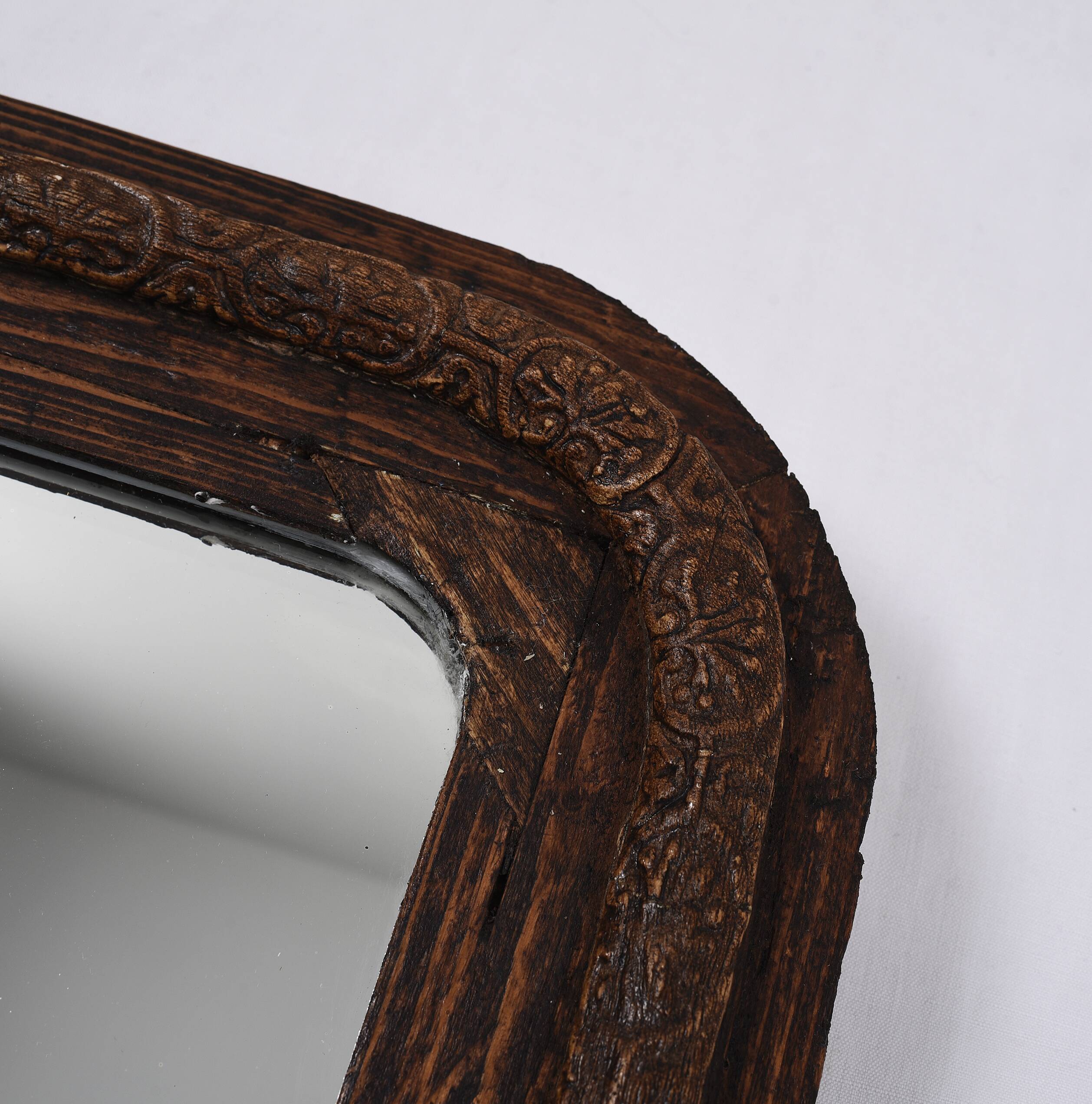 Antique mirror 68 cm, Louis Philippe style.