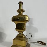 Vintage Large Italian Solid Brass table lamp from 50s
