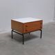 Modernist side table with drawers by Herbert Hirche for Holzäpfel, 1950s.