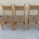 Vintage straw chair