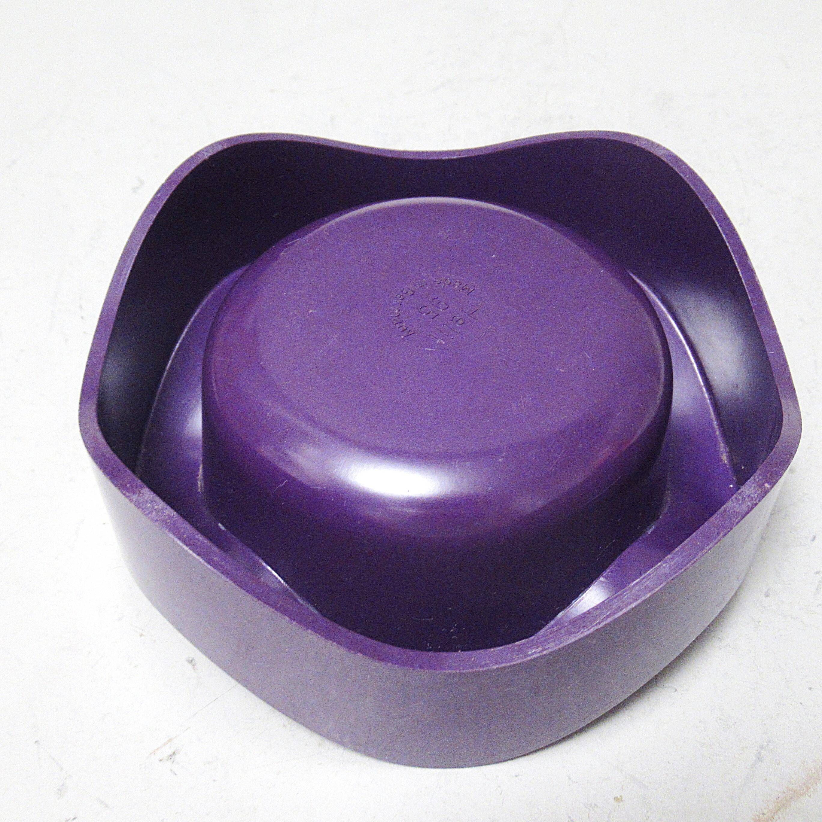 Sinus ashtray purple Walter Zeischegg Helit