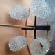 Lustre Arlus 6 feux en laiton doré, vers 1950