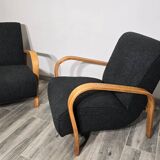 Armchairs by K. Kozelka & A. Kropacek, 1950s, Set of 2