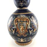 Grand pichet en faïence bleue de Gien – Modèle Renaissance