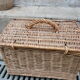 Vintage wicker basket for poultry rabbit