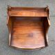 19th century Georgian bedside table in solid mahogany wood