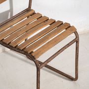 Chaises de jardin anciennes (c.1920). Ensemble de 4 pièces #1