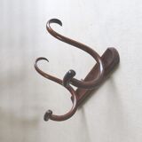 Double wall hook Curved wooden bistro 1930
