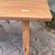 Wooden bench