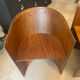 Pair of KANU 296 armchairs – Konstantin Grcic for Cassina – Walnut