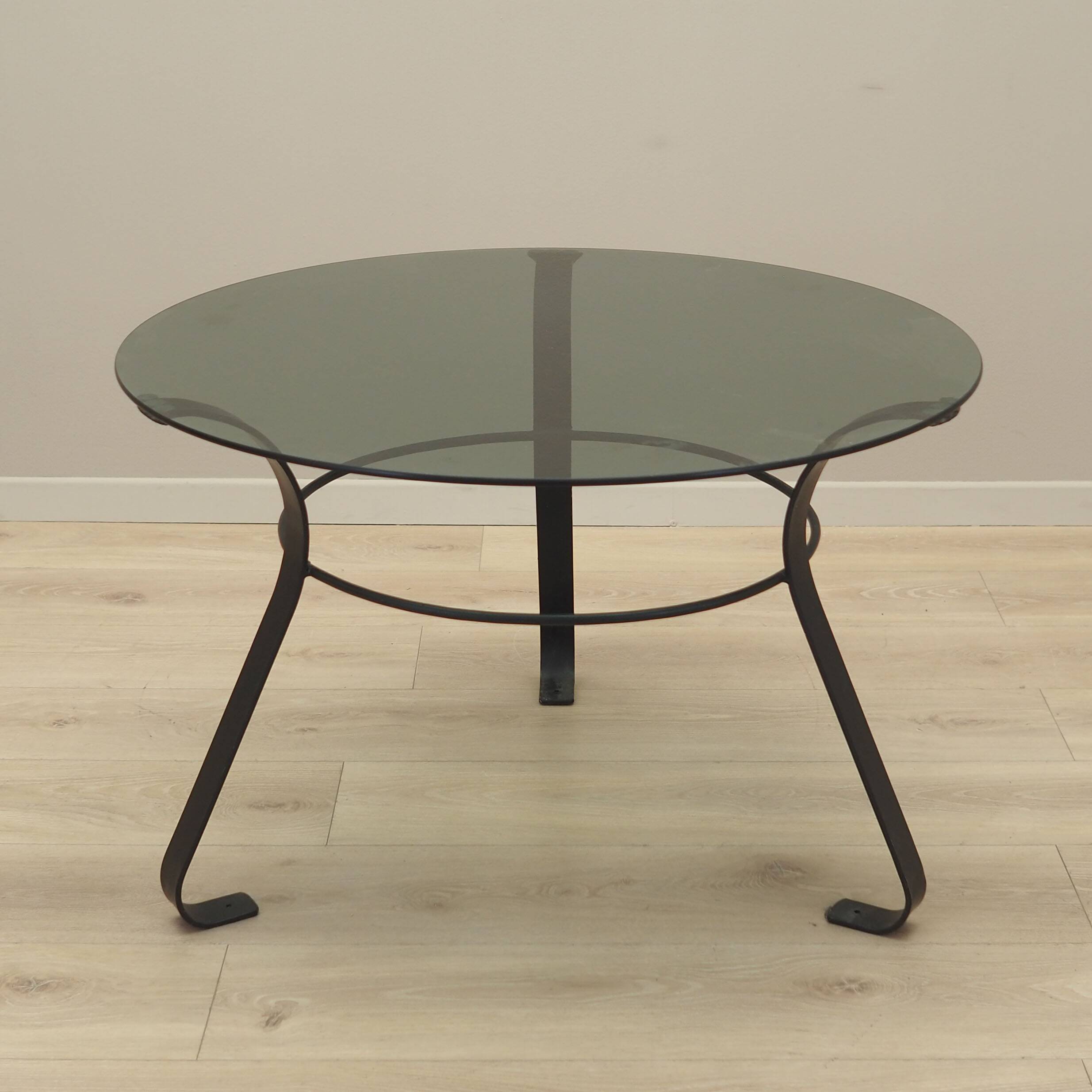 Glass coffee table, Danish design, 1970s, production: Denmark