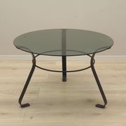 Table basse en verre, design danois, années 1970, production : Danemark