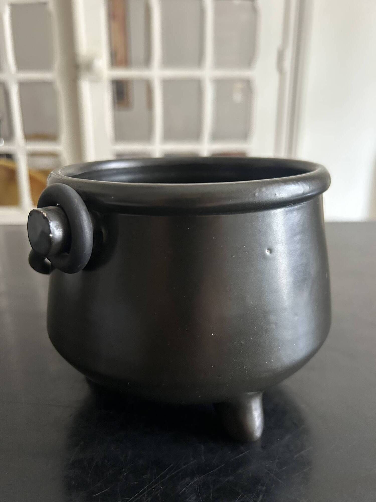 tripod pocket vase in ceramic Arts Ceram 1950s