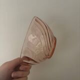 Vintage set of two Arcoroc Rosaline bowls