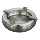 Vintage Stainless Steel Ashtray Space Age Design 70s