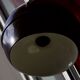 Art Deco Vintage brown and white enamelled suspension duo