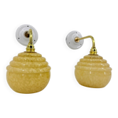 Vintage Clichy wall lights