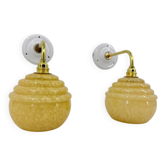 Vintage Clichy wall lights