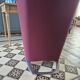 4 leather armchairs with chrome legs, design harmony